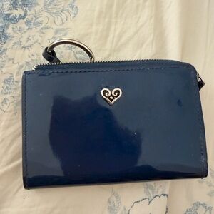 Brighton Navy Blue Wallet with Heart Accent, best for coin